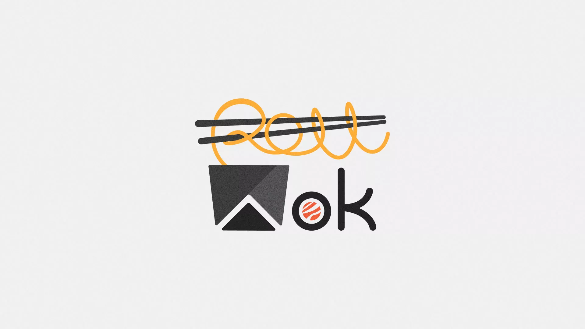 Разработка логотипа в Улане-Удэ для суши-бара «Roll Wok Club»
